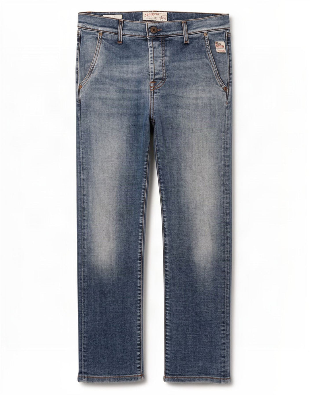 Roy Rogers Womens Slim Jeans W31 L26 Blue Cotton