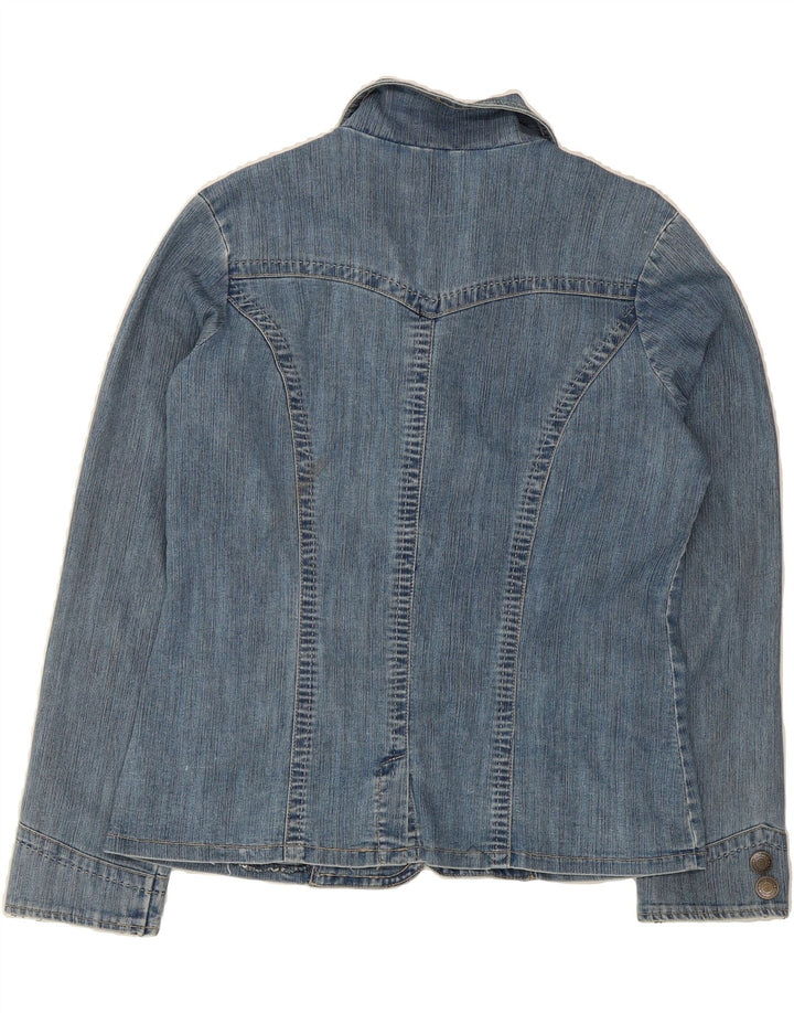 PACO Womens Denim Jacket UK 14 Medium Blue Cotton Vintage Paco and Second-Hand Paco from Messina Hembry 