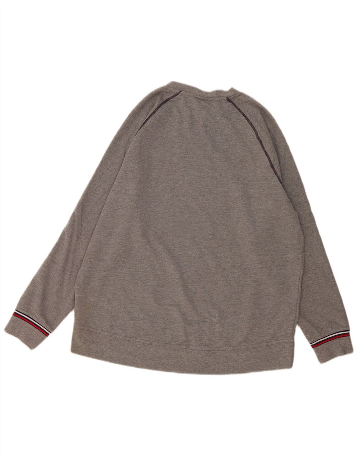Fila Mens Sweatshirt Jumper XL Grey Cotton