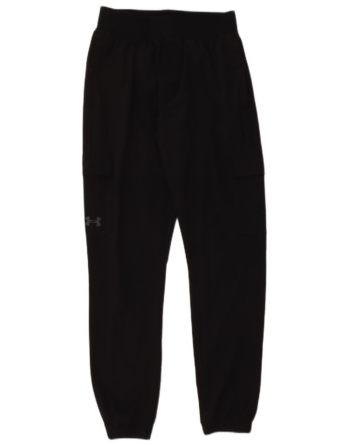 Under Armour Womens Cargo Tracksuit Trousers Joggers UK 10 Small Black