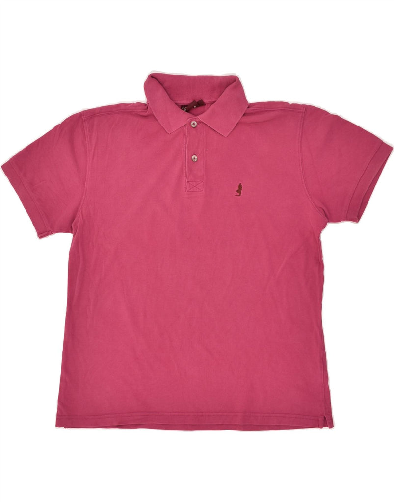 MARLBORO CLASSICS Mens Polo Shirt Small Pink Cotton | Vintage Marlboro Classics | Thrift | Second-Hand Marlboro Classics | Used Clothing | Messina Hembry 