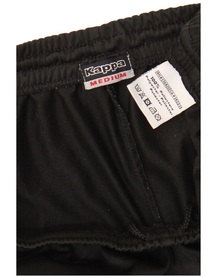 KAPPA Mens Tracksuit Trousers Joggers Medium Black Polyester