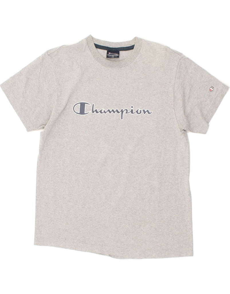 CHAMPION Mens Graphic T-Shirt Top Small Grey Cotton Vintage Champion and Second-Hand Champion from Messina Hembry 