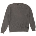 JACK & JONES Mens Crew Neck Jumper Sweater Medium Grey Cotton