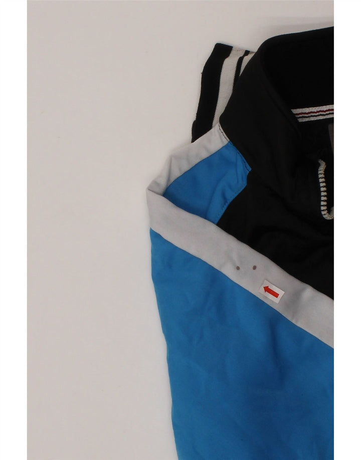 CONVERSE Boys Tracksuit Top Jacket 10-11 Years Medium Black Colourblock