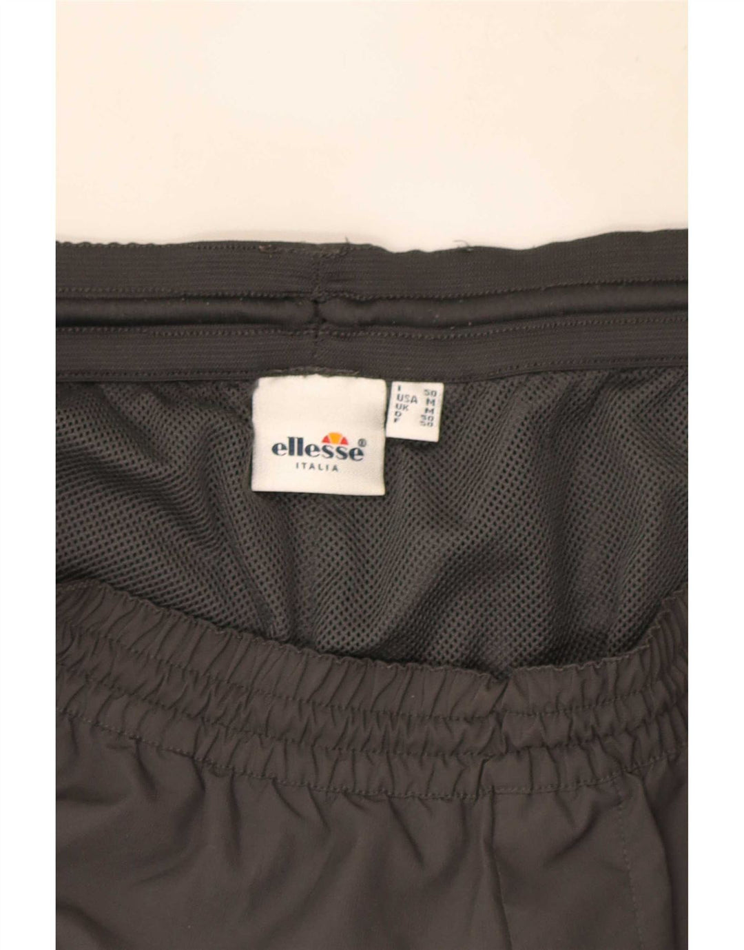 Ellesse Mens Tracksuit Trousers Medium Grey Striped