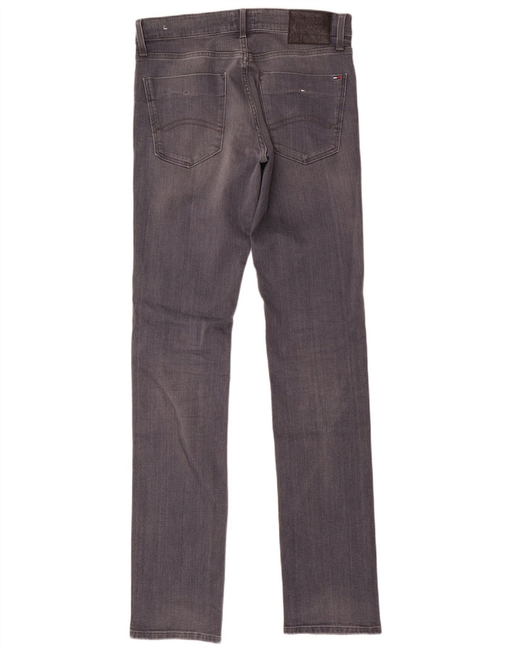 Tommy Hilfiger Womens Scanton Slim Jeans W32 L36 Grey Cotton