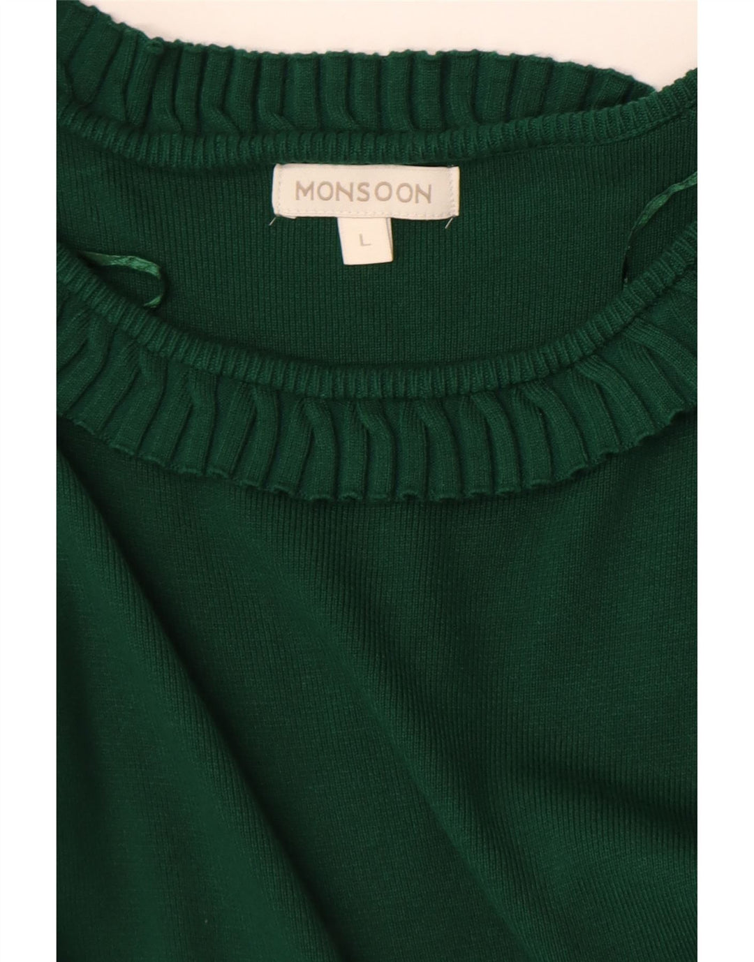 Monsoon Womens Jumper Dress UK 14 Large Green