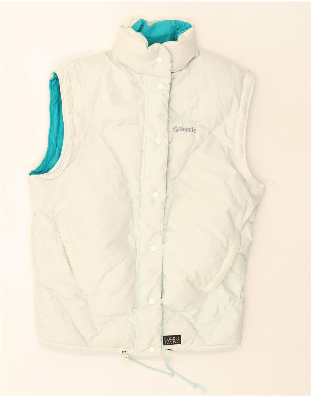 Dolomite Womens Oversized Reversible Padded Gilet UK 14 Medium White