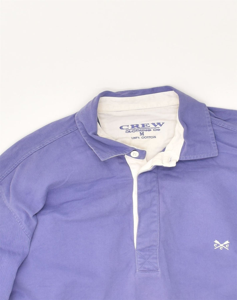 CREW Mens Pullover Shirt Medium Purple Cotton | Vintage Crew | Thrift | Second-Hand Crew | Used Clothing | Messina Hembry 