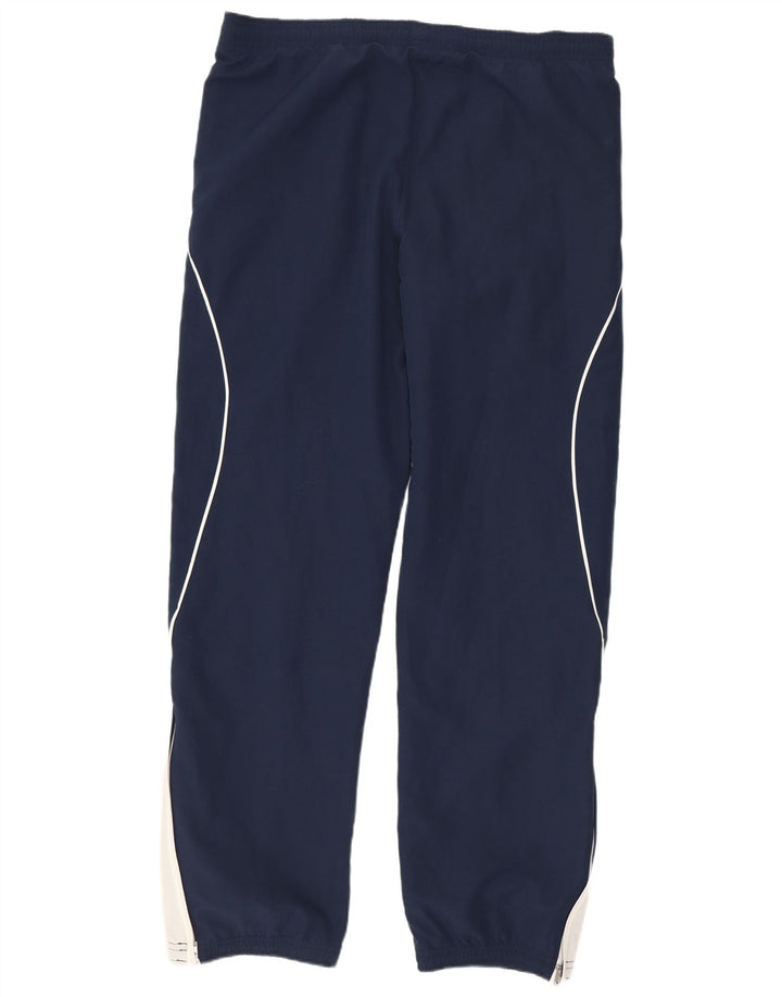 Reebok Mens Tracksuit Trousers Joggers Small Navy Blue Colourblock