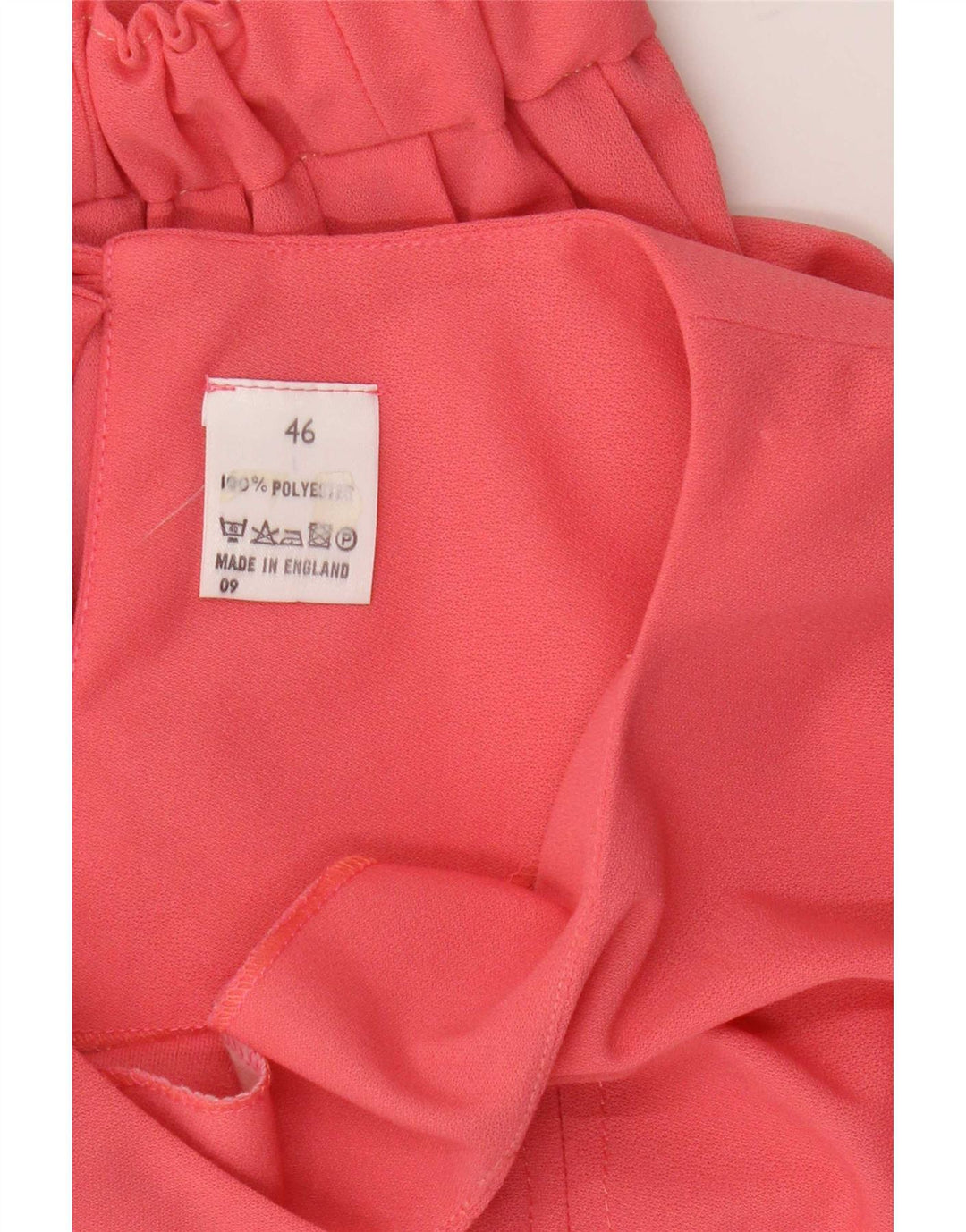 Vintage Womens Crop 2 Piece Skirt Set IT 46 Large W34 Pink Polyester