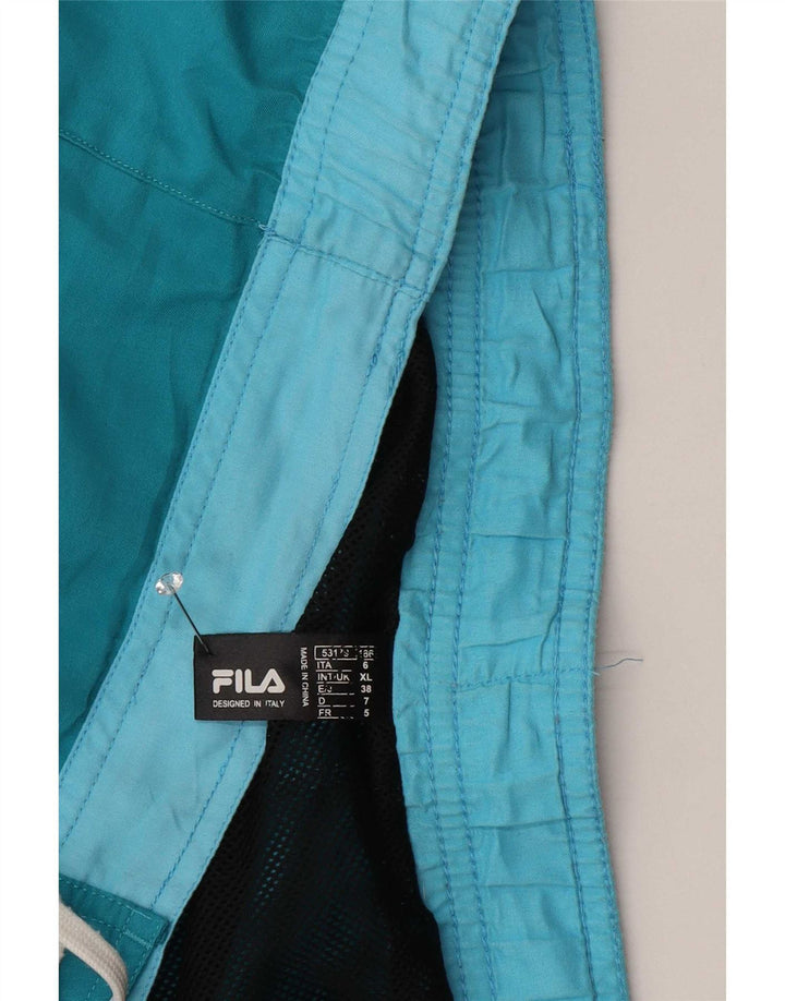 Fila Mens Swimming Shorts XL Blue Colourblock Polyester