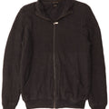 Massimo Dutti Mens Tracksuit Top Jacket Medium Grey Cotton