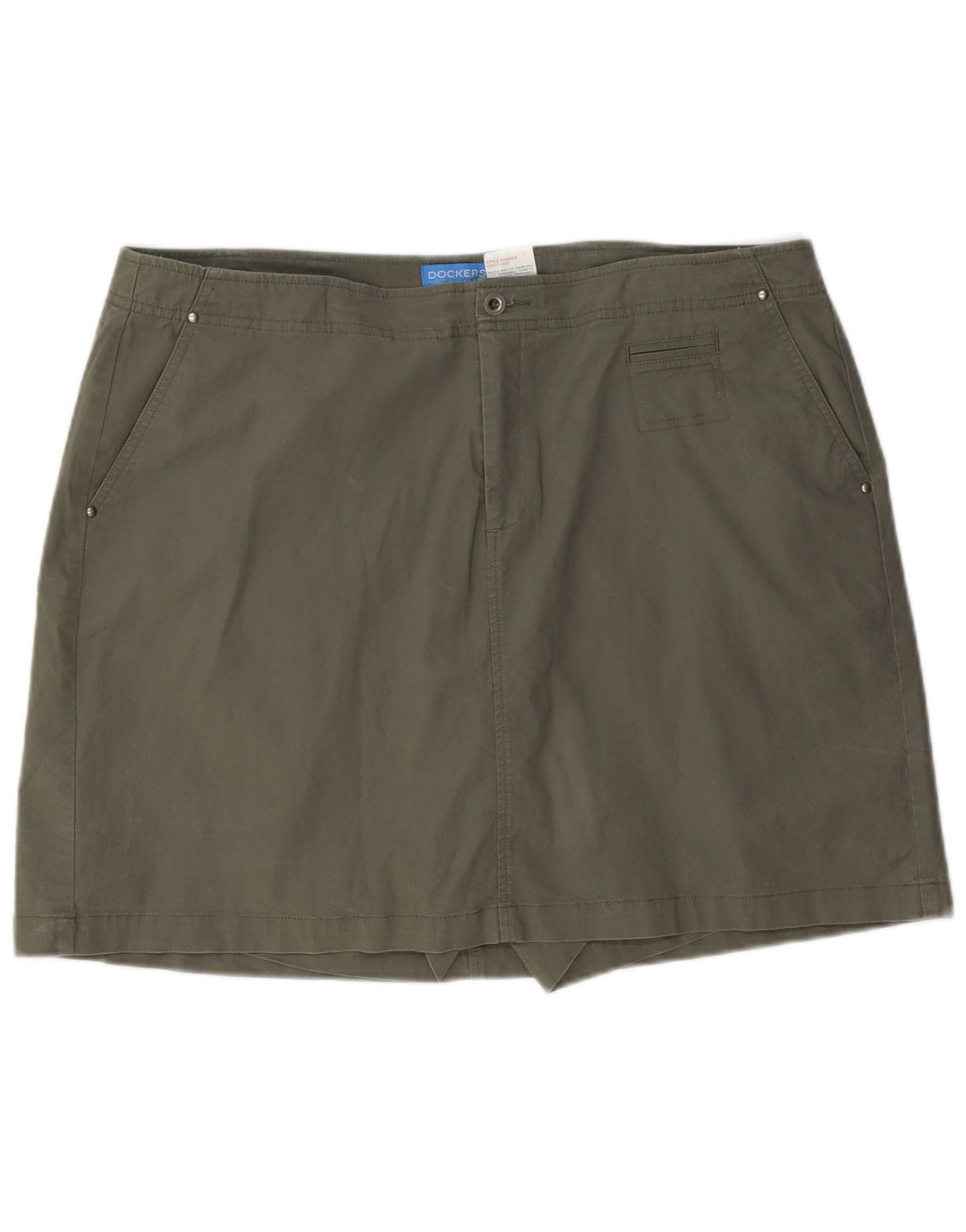 DOCKERS Womens Skort US 18 2XL  Khaki Cotton