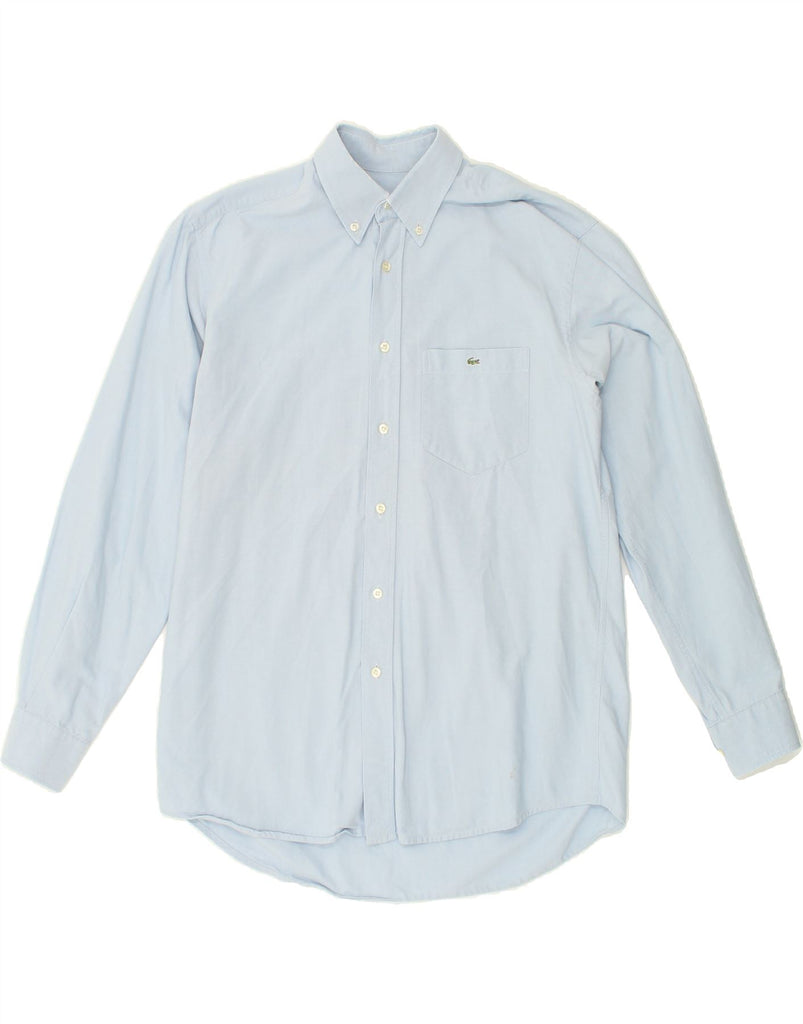 LACOSTE Mens Shirt Size 39 Medium Blue Cotton Vintage Lacoste and Second-Hand Lacoste from Messina Hembry 