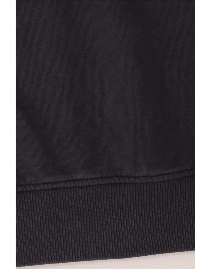 Timberland Mens Graphic Sweatshirt Jumper Medium Navy Blue Cotton
