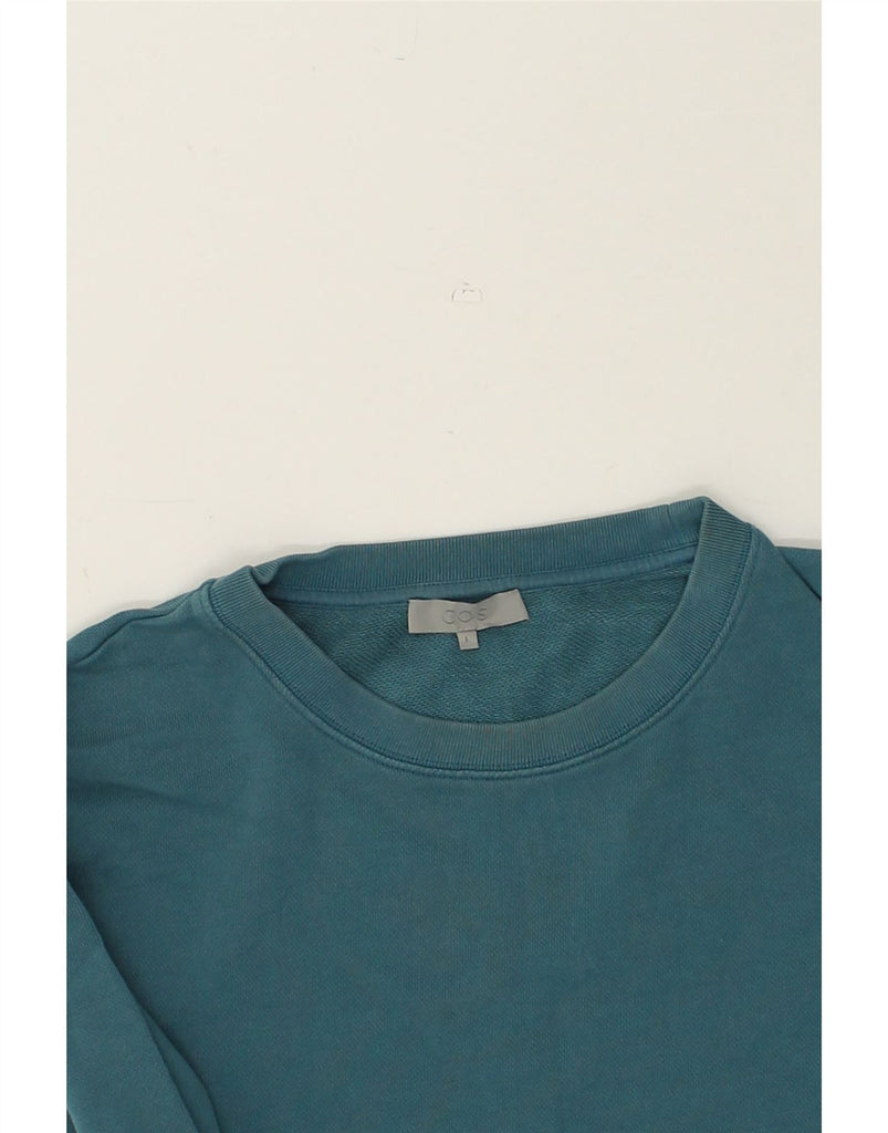 COS Mens Sweatshirt Jumper Large Blue Cotton | Vintage Cos | Thrift | Second-Hand Cos | Used Clothing | Messina Hembry 