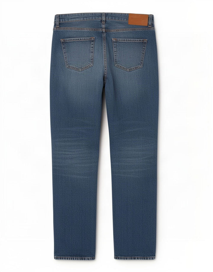 Marc O'Polo Womens Straight Jeans W29 L27 Blue Cotton