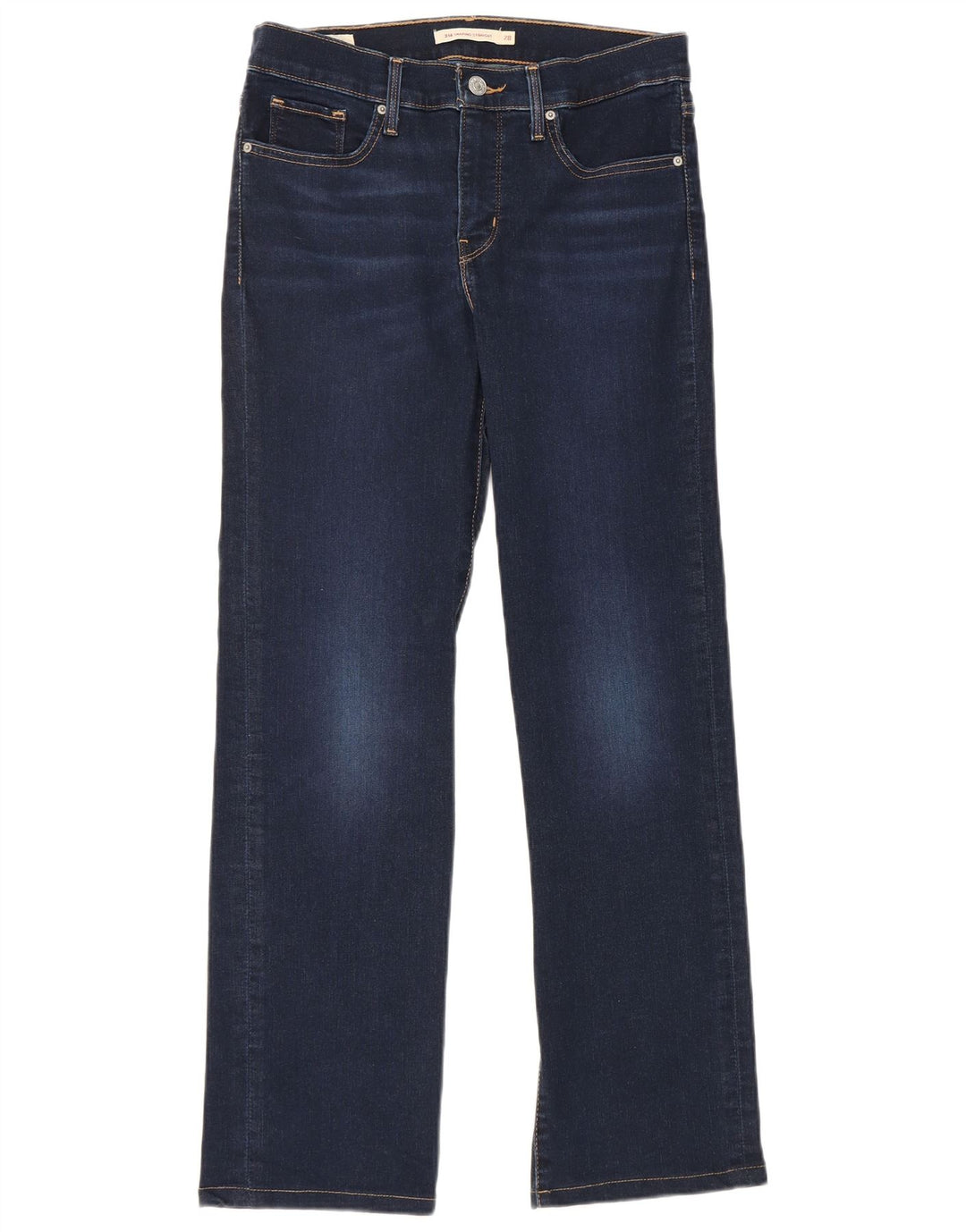 Levi's Womens 314 Shaping Straight Jeans W28 L28 Blue Cotton