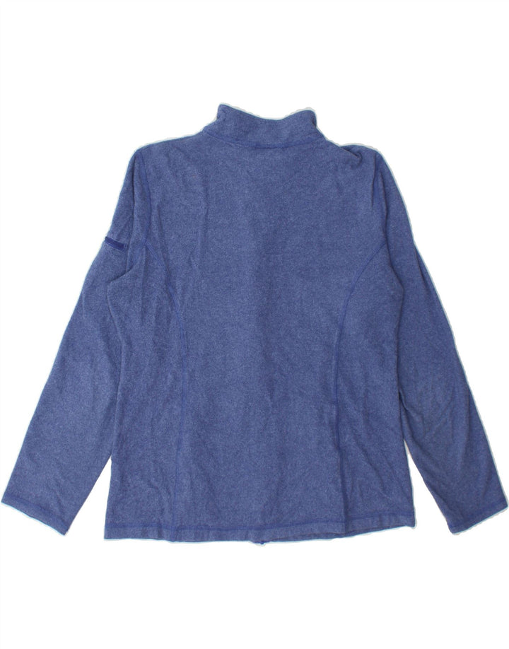 L.L.BEAN Womens Fleece Jacket UK 14 Medium Blue Polyester Vintage L.L.Bean and Second-Hand L.L.Bean from Messina Hembry 