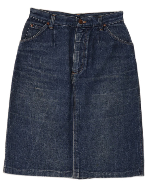 Wrangler Girls Denim Skirt 11-12 Years W27 Blue Cotton