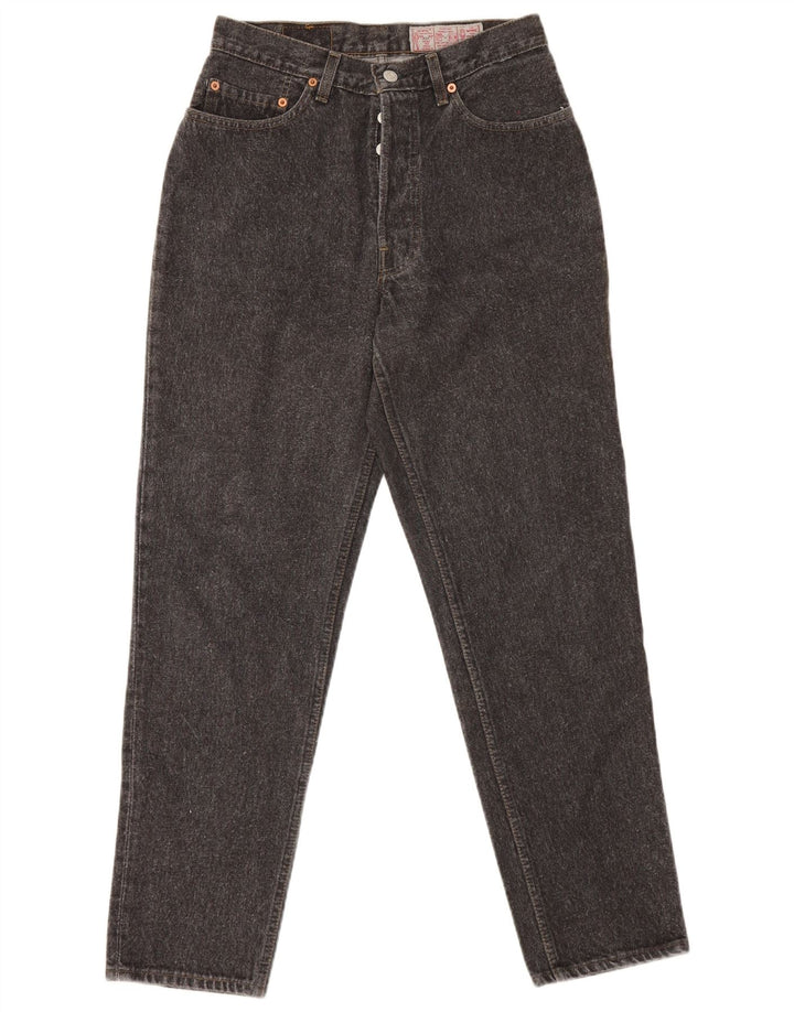 Levi's Womens 901 Tapered Jeans W32 L30 Grey Cotton