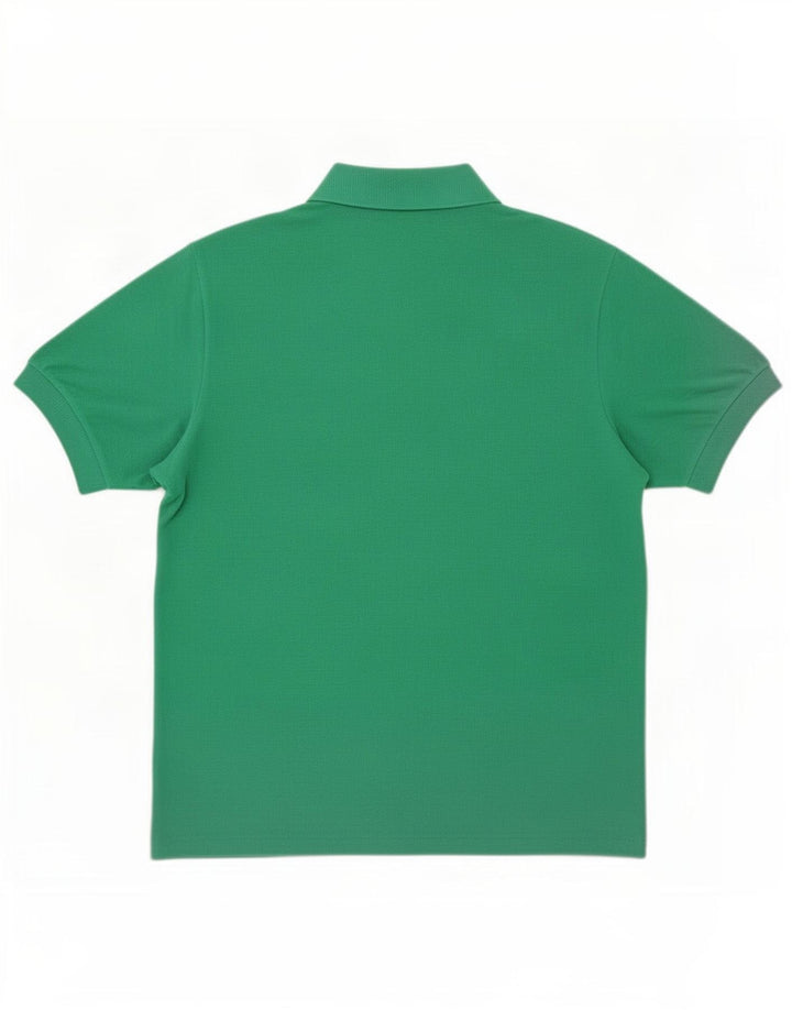 Lacoste Mens Polo Shirt Medium Green Cotton