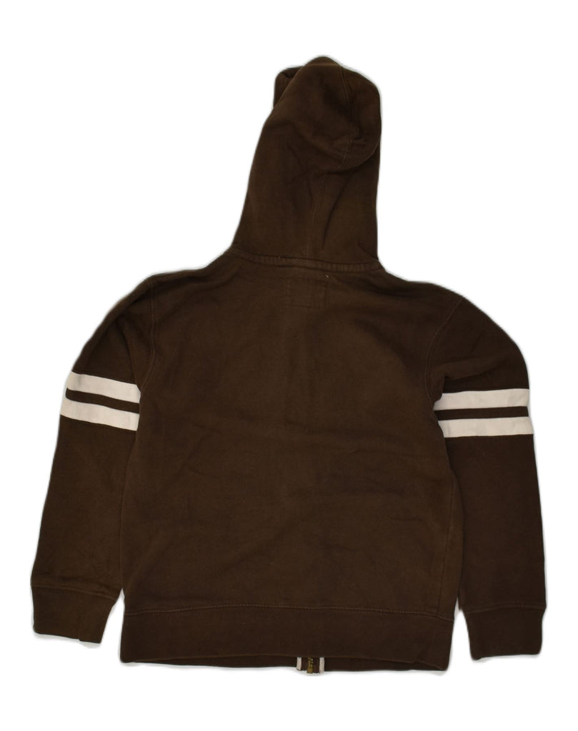 OSH KOSH Boys Graphic Zip Hoodie Sweater 6-7 Years Brown Cotton | Vintage Osh Kosh | Thrift | Second-Hand Osh Kosh | Used Clothing | Messina Hembry 