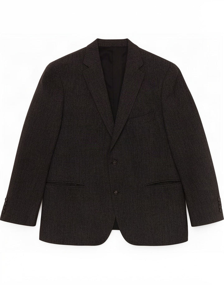 Marks & Spencer Mens 2 Button Blazer Jacket UK 40 Large Grey