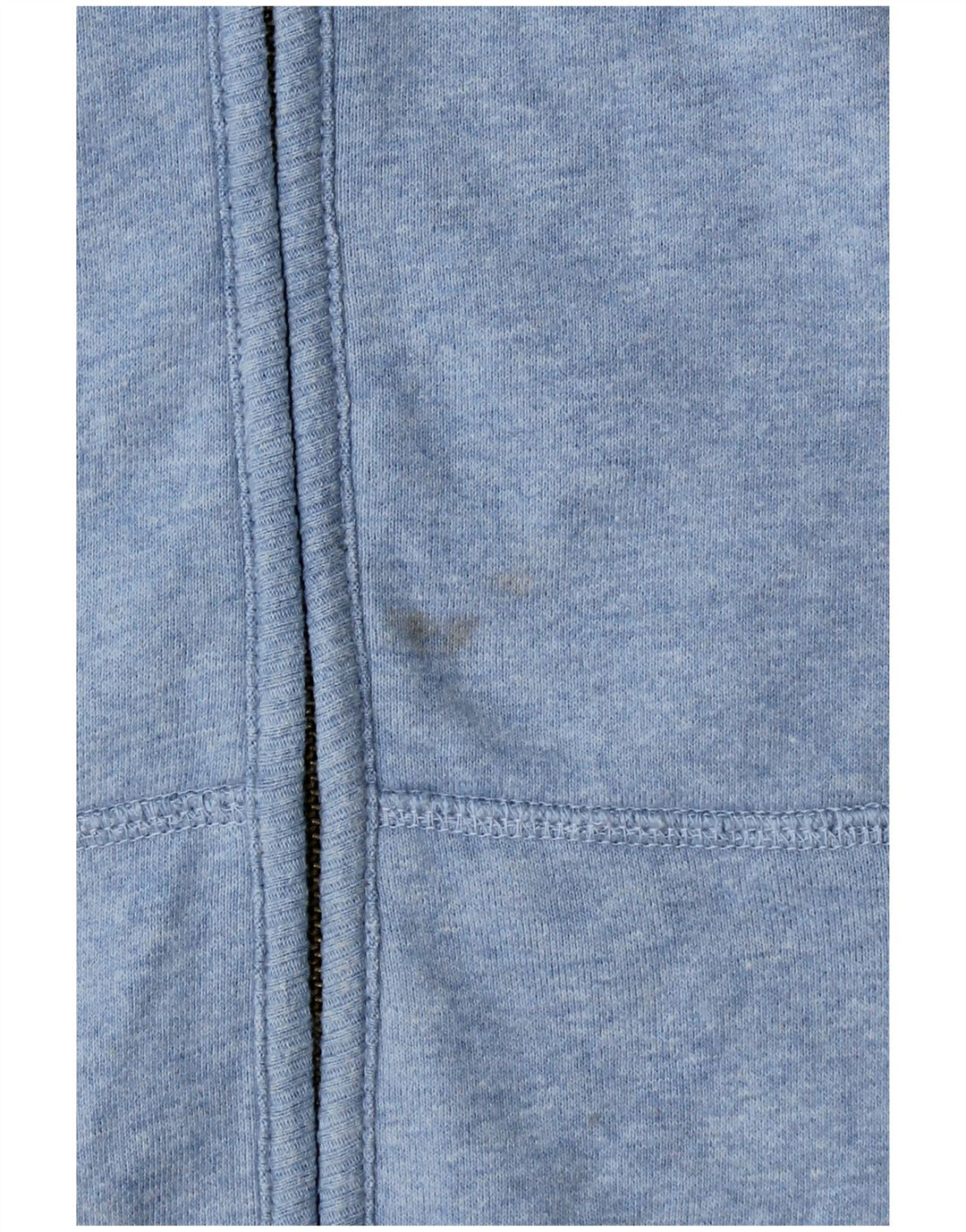 FAT FACE Womens Zip Hoodie Sweater UK 16 Large Blue Cotton