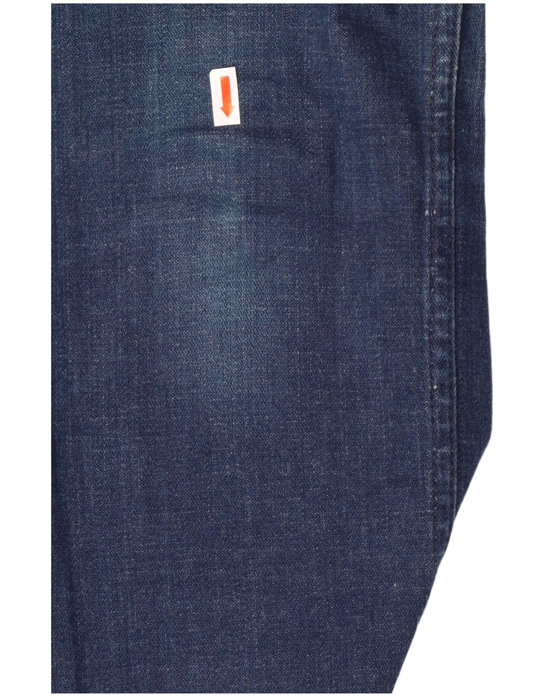 Levi's Womens 524 Super Low Slim Jeans US 7 Medium W32 L31 Blue Cotton