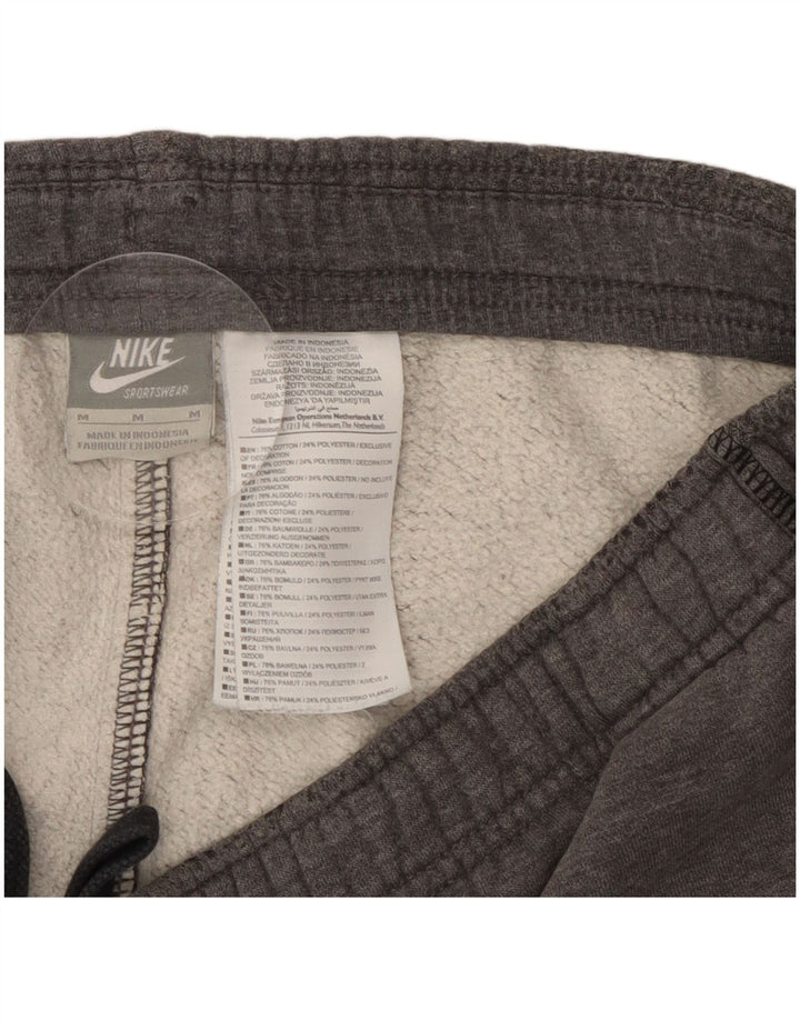 Nike Mens Tracksuit Trousers Joggers Medium  Grey Cotton