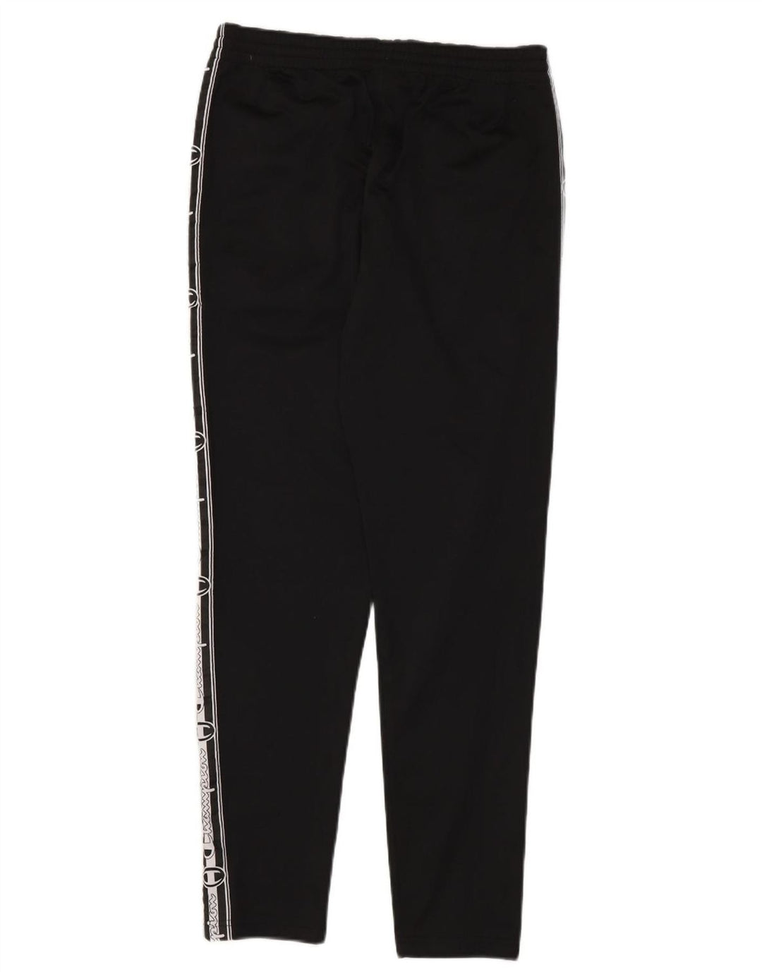 Champion Mens Graphic Tracksuit Trousers Joggers Medium Black Colourblock