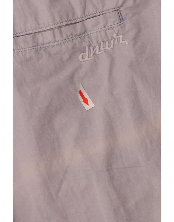 Zara Mens Cargo Shorts Medium W31 Grey Cotton