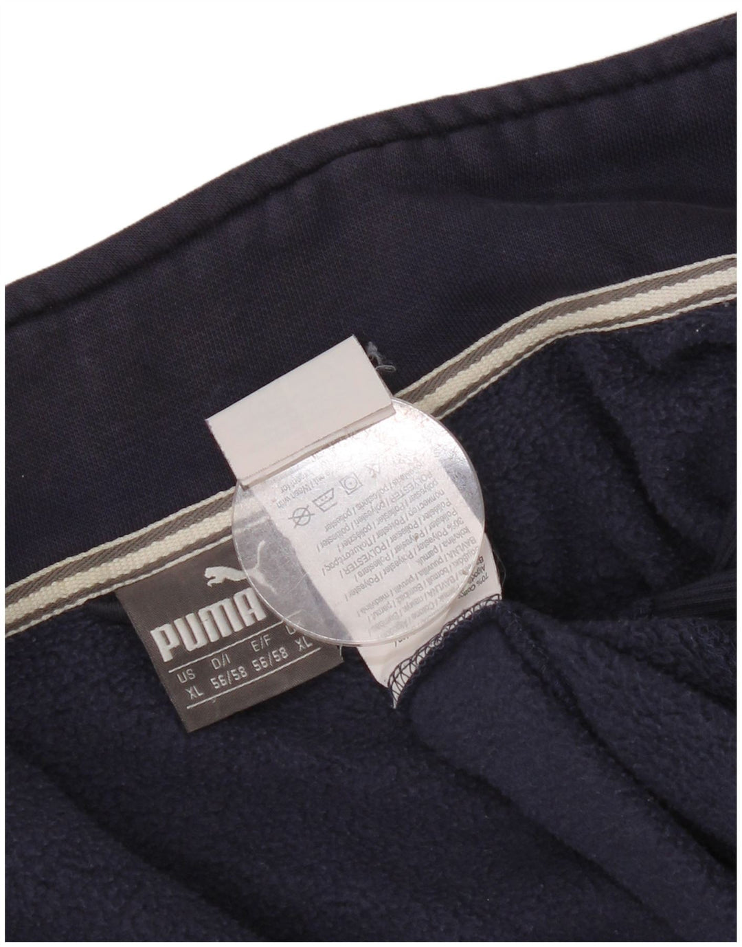 Puma Mens Tracksuit Top Jacket XL Navy Blue Cotton