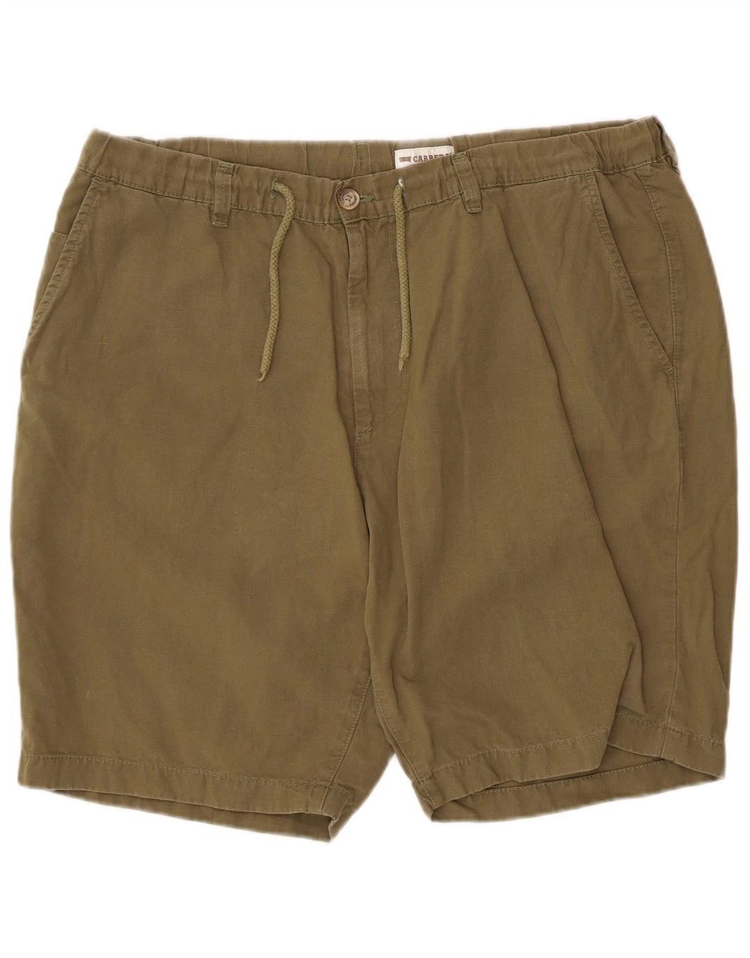 Carrera Mens Chino Shorts XL W38 Khaki Cotton