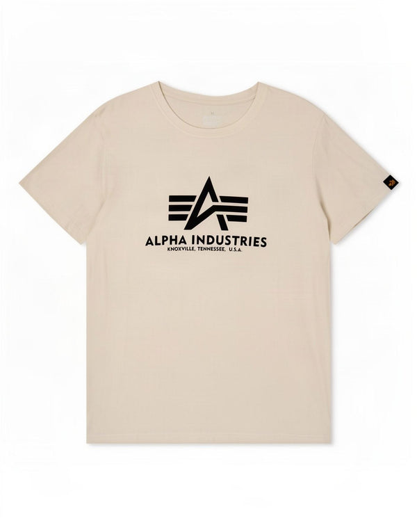 Alpha Industries Womens Graphic T-Shirt Top UK 14 Large White Cotton