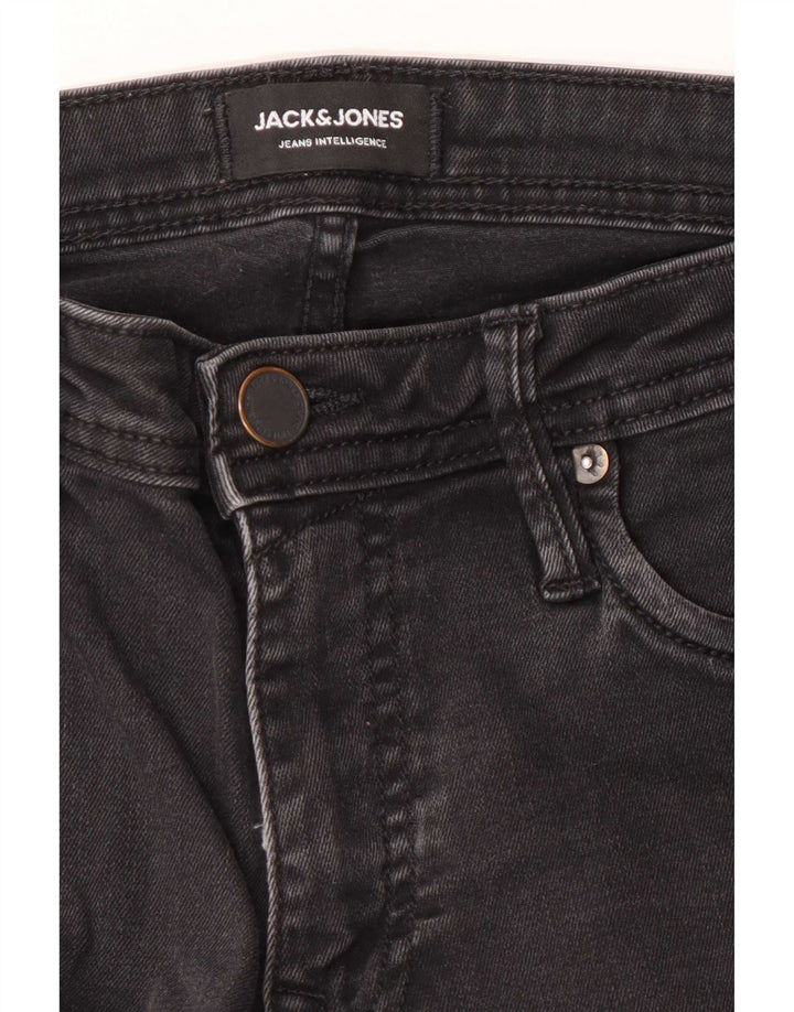 Jack & Jones Mens GLENN Slim Jeans W28 L32 Black