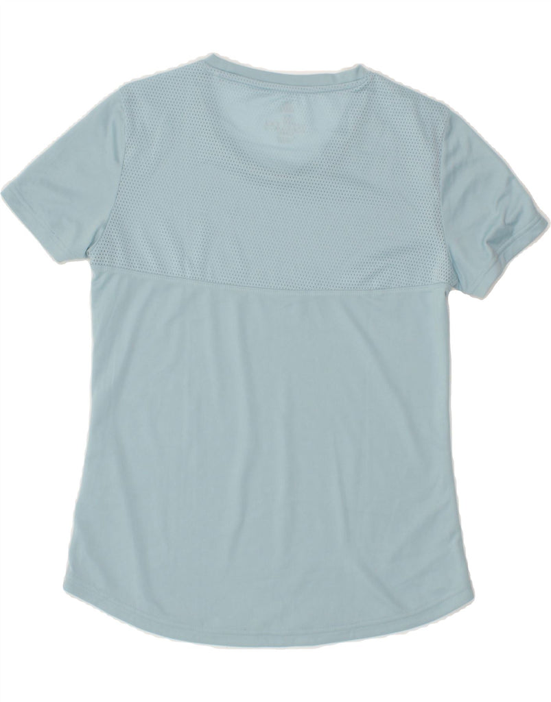 ADIDAS Womens Climacool T-Shirt Top UK 12/14 Medium Blue Vintage Adidas and Second-Hand Adidas from Messina Hembry 
