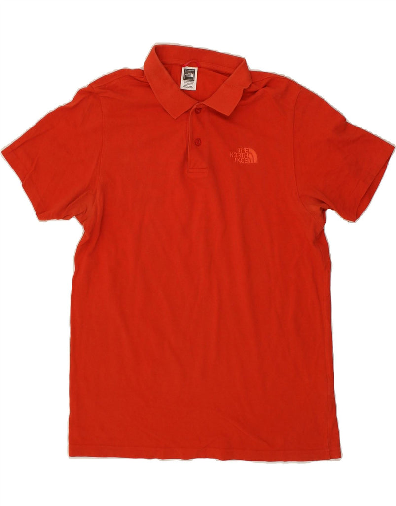 THE NORTH FACE Mens Polo Shirt Medium Red Cotton | Vintage The North Face | Thrift | Second-Hand The North Face | Used Clothing | Messina Hembry 