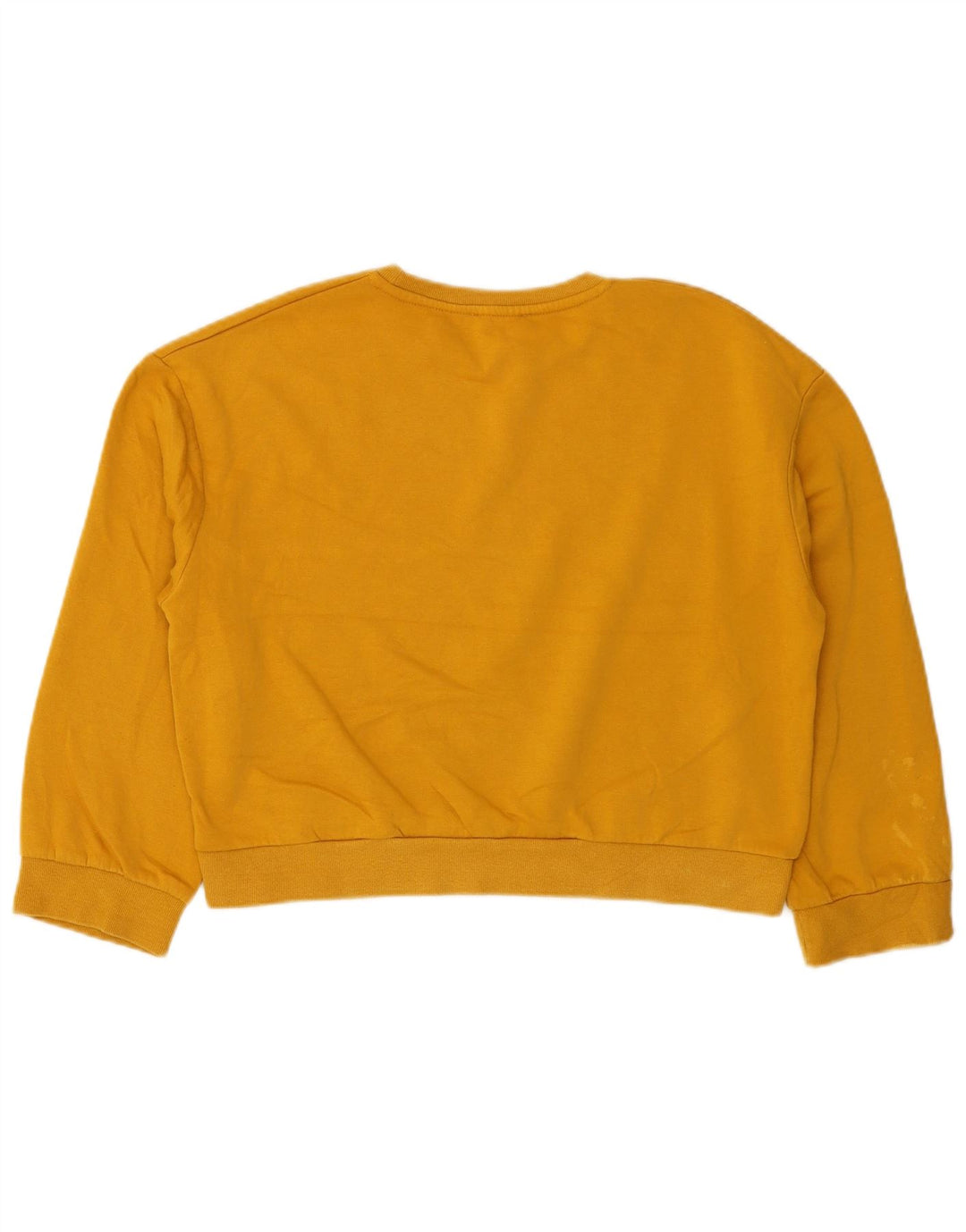 Zara Womens Oversized Sweatshirt Jumper UK 10 Small Yellow