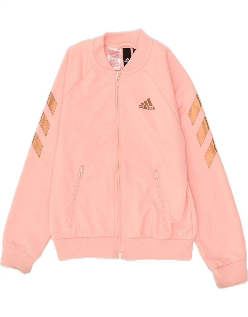 CHAMPION Girls Tracksuit Top Jacket 9-10 Years Pink Polyester | Vintage Champion | Thrift | Second-Hand Champion | Used Clothing | Messina Hembry 