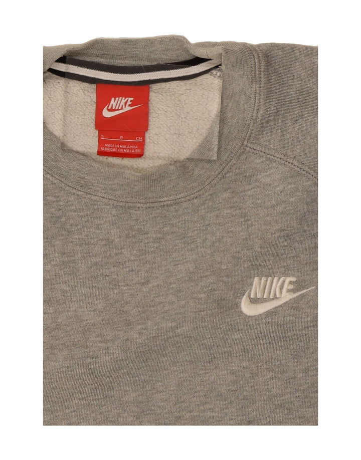 NIKE Mens Sweatshirt Jumper Small Grey Cotton Vintage Nike and Second-Hand Nike from Messina Hembry 
