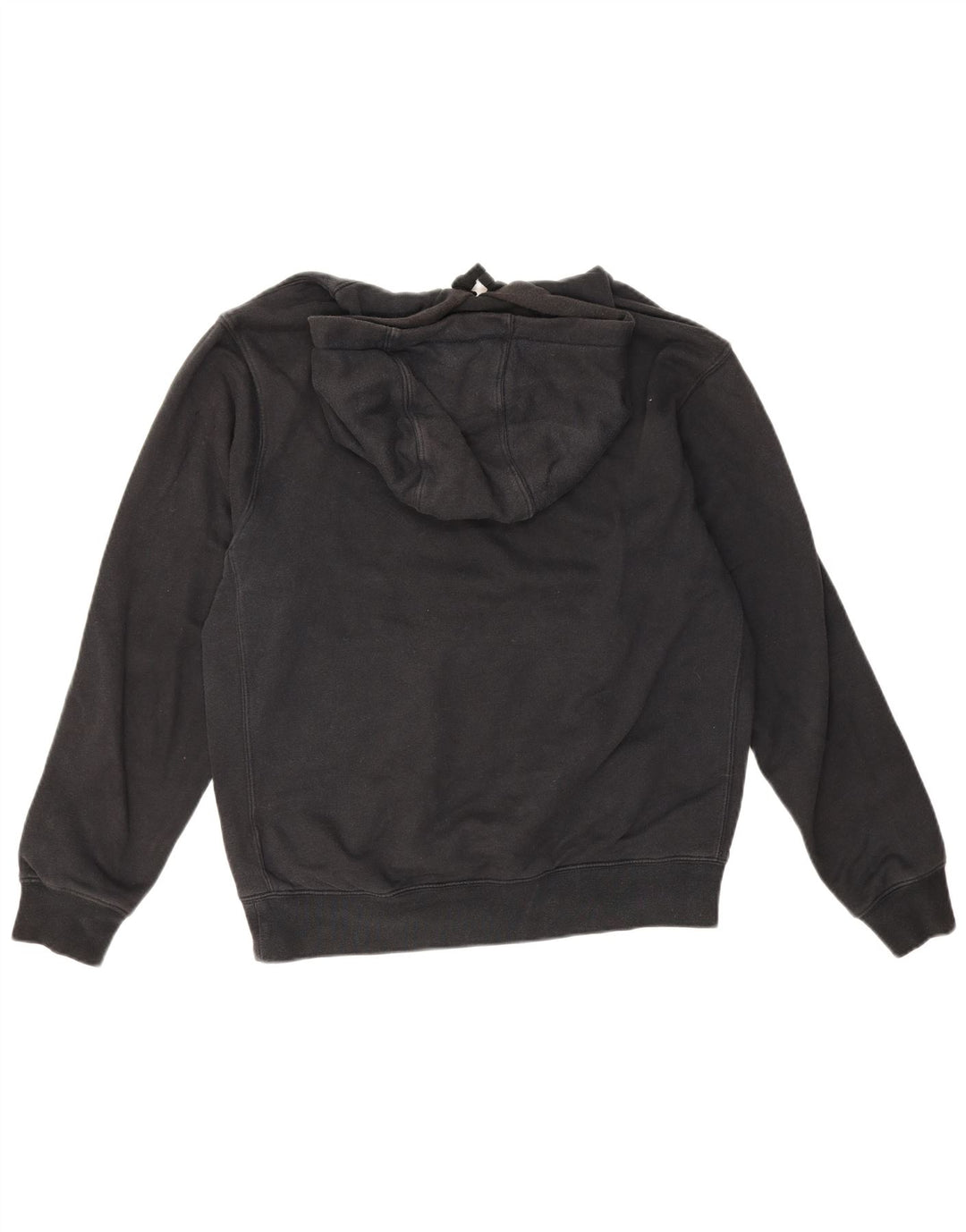 NIKE Mens Hoodie Jumper Small Black Cotton