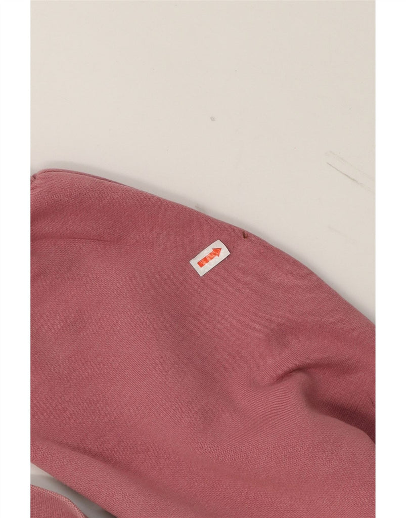ADIDAS Womens Graphic Hoodie Jumper UK 16 Large Pink Cotton Vintage Adidas and Second-Hand Adidas from Messina Hembry 