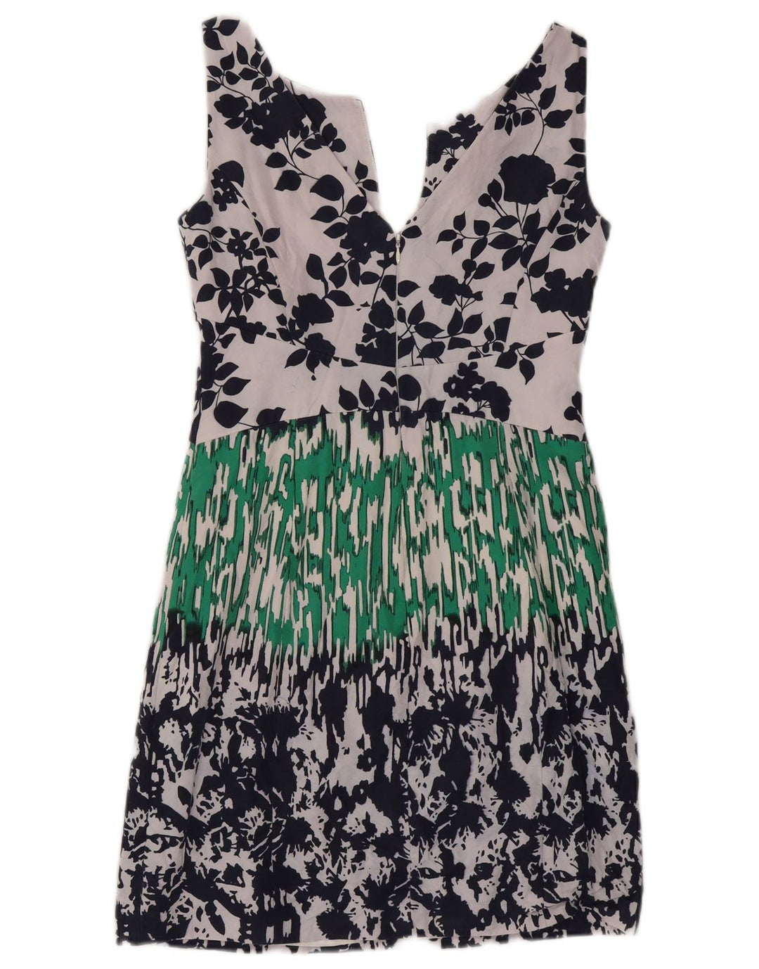 Luisa Spagnoli Womens Sleeveless Sheath Dress IT 42 Medium White Floral
