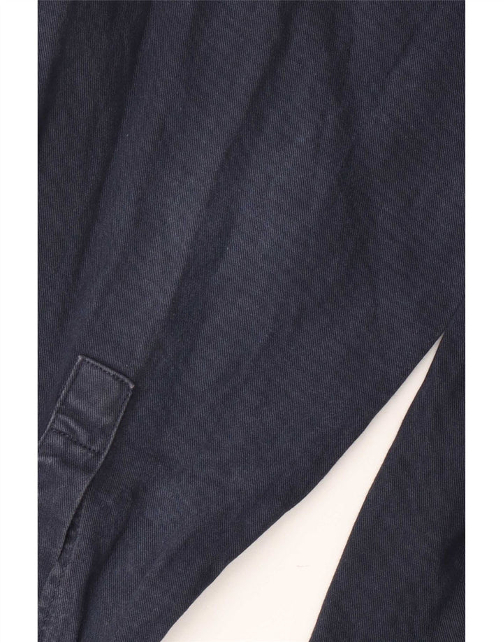 Wampum Mens Denim Shirt XL Navy Blue