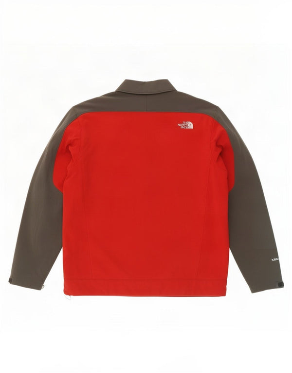 The North Face Mens Windbreaker Jacket UK 40 Large Red Colourblock