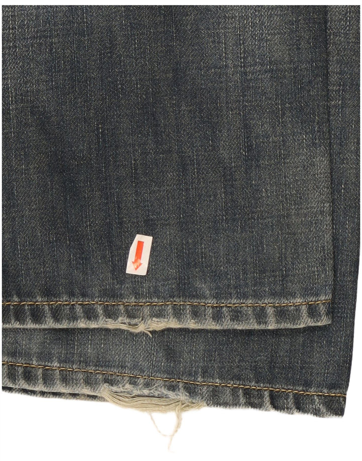 Armani Womens Bootcut Jeans W30 L32 Blue Cotton